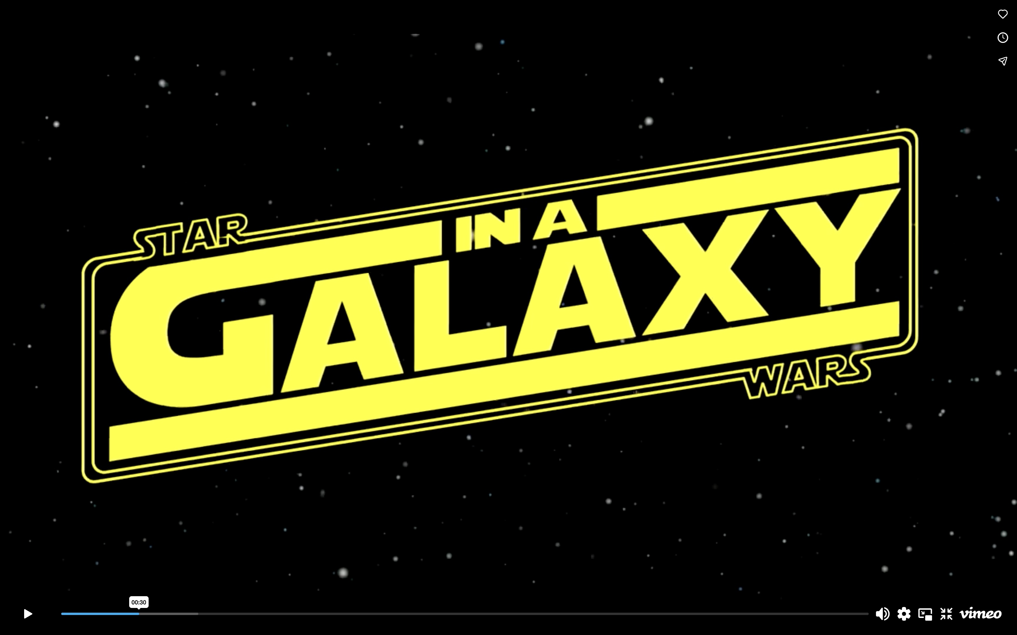 Star Wars in a Galaxy